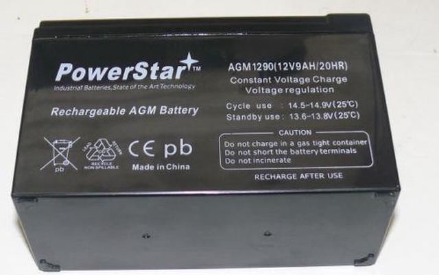Alt view image 3 of 4 - Replacement Panasonic UP-RW1245P1, UPRW1245P1 12V 9Ah UPS Battery by POWERSTAR