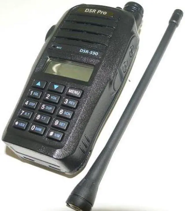 Alt view image 7 of 7 - UHF 450-520Mhz 128Ch 5W Radio DSR-590 Radio Replaces Motorola HT1250