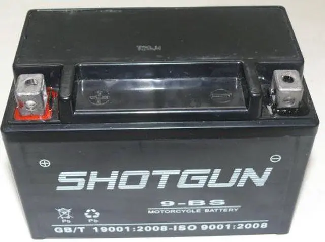 Alt view image 3 of 4 - SHOTGUN YTX9-BS ATV Battery Honda TRX250 TRX300 TRX400 TRX700 Fourtrax Sportrax