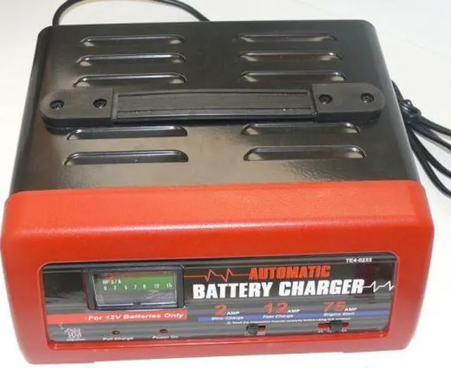 Alt view image 4 of 6 - 2/12/75 Amp 12 Volt Battery Charger Jump Engine Starter Car/Truck/Boat
