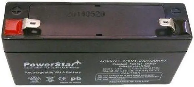 Alt view image 3 of 3 - For UPG 6V 1.2AH Sealed Lead Acid Battery Universal UB613 D5731-