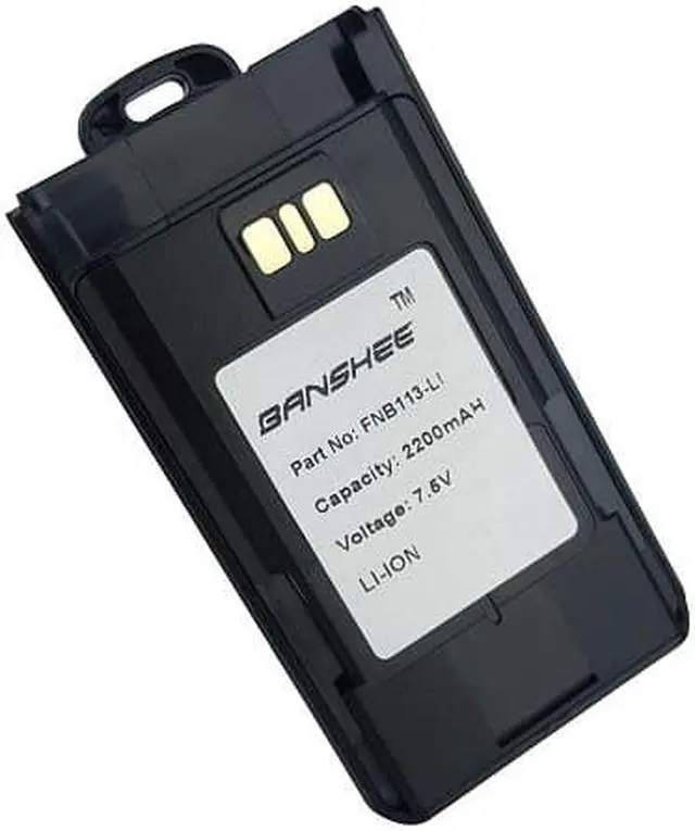 Alt view image 3 of 4 - Vertex FNB-V113Li 7.5V 2200mAh Li-ion Replacement Battery
