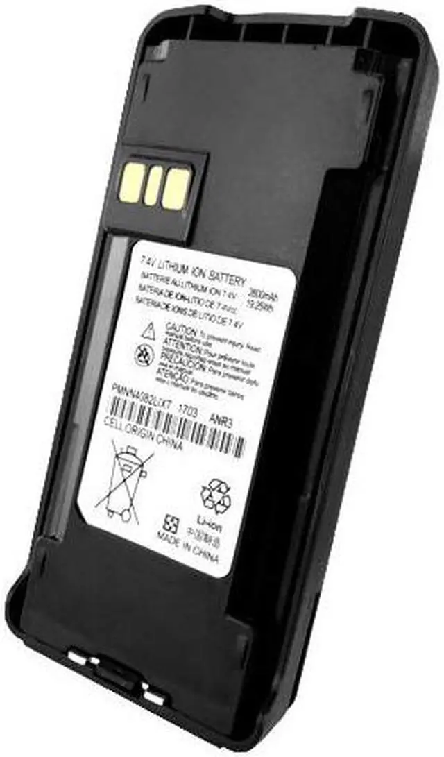 Alt view image 6 of 6 - 2 x PMNN4082AR PMNN4081 Battery fits Motorola CP476 P165 CP1660 Two-Way Radios