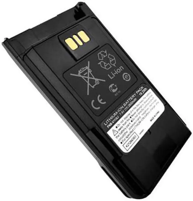 Alt view image 5 of 5 - FNB-V113LI 2600mAh Fits & Replaces Vertex VX-451 VX-454 VX-459 Two-Way Radio(s)