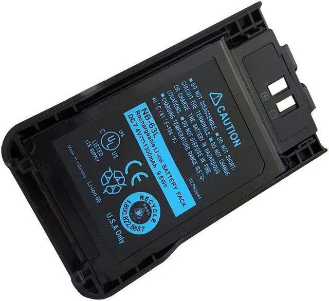 Alt view image 3 of 3 - KNB-65L Li-ion Battery For Kenwood KNB-63L TH-K40A TK-3000 TK-U100 Handheld