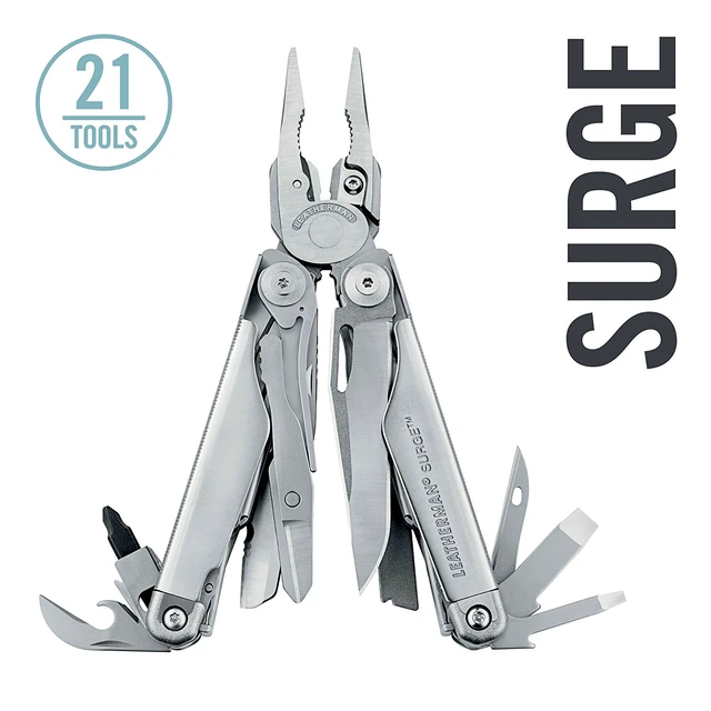 Alt view image 20 of 20 - Leatherman Surge Multi-Tool w/Premium Sheath 830158