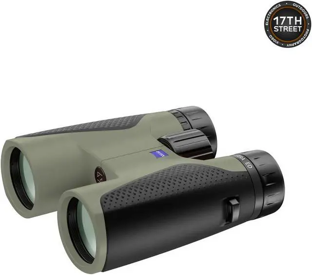 Alt view image 6 of 6 - Zeiss 8x42 Terra ED Binoculars For Bird Watching (Velvet Green/Grey) with Waith Binocular Comfort Carrying Harness Strap, Adjustable Camo Hat & Waith Microfiber Lens Cleaning Cloth (Bundle Set)