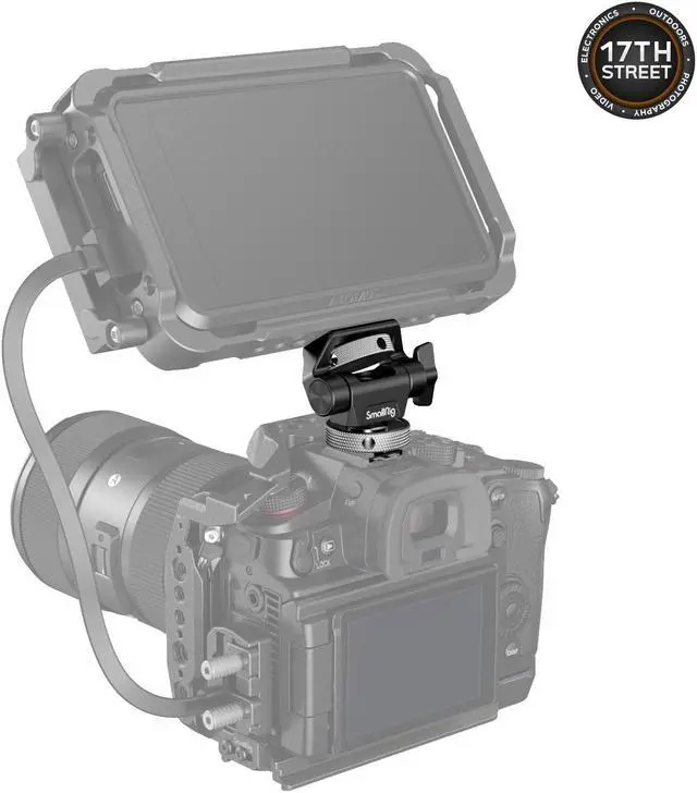 Alt view image 7 of 7 - Atomos Ninja 5.2" Touchscreen Display 4K HDMI Recording Monitor with Waith Power Battery + Charger Combo (NP-F750), SmallRig Swivel and Tilt Adjustable Monitor Mount Bundle Set