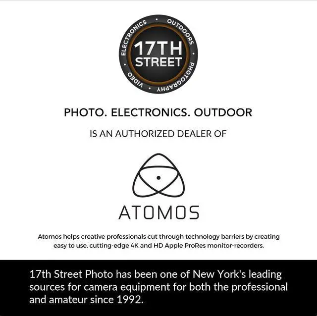 Alt view image 3 of 7 - Atomos Ninja 5.2" Touchscreen Display 4K HDMI Recording Monitor with Waith Power Battery + Charger Combo (NP-F750), SmallRig Swivel and Tilt Adjustable Monitor Mount Bundle Set