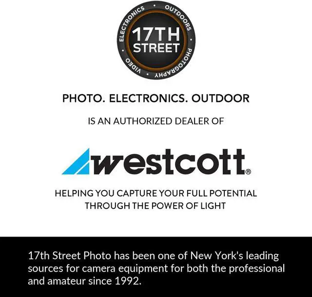 Alt view image 3 of 7 - Westcott FJ200 Round Head Pocket Strobe Light with 64GB Memory Card for 4K Video and Westcott ProGrip2 Ergonomic Handheld Mount for Photographers Bundle Set (WES-4740)