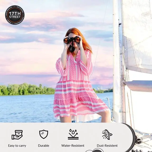 Alt view image 4 of 5 - Nikon 16764 Monarch M7 10x30 Binocular With Lens Pen, Vortex Harness, & Flashlight Kit