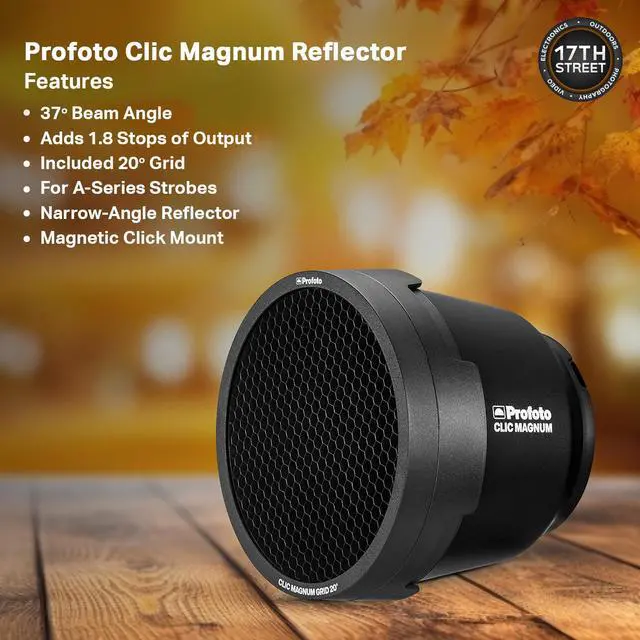 Alt view image 4 of 7 - Profoto A10 AirTTL-C Studio Light Built-In AirX for Canon, Profoto Clic Magnum Reflector, Profoto Clic Dome and Profoto Clic CTO Kit (Essential Bundle Set)