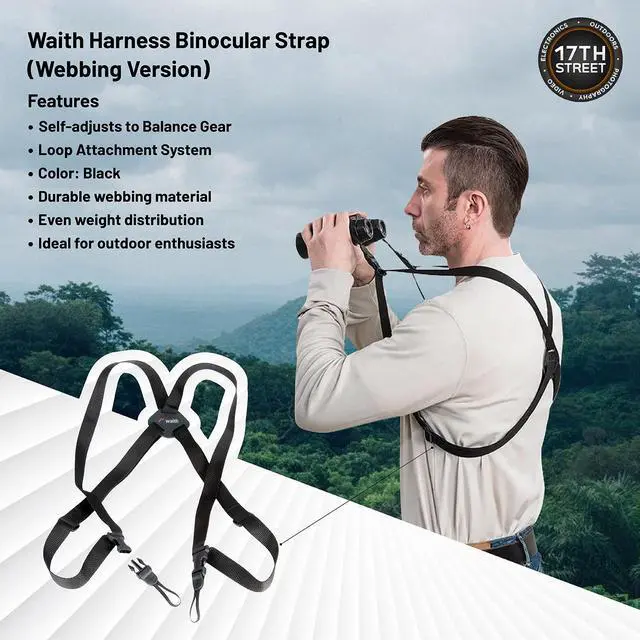 Alt view image 5 of 7 - Kowa BD II XD 8x42mm PROMINAR Roof Prism Binocular with Waith Harness Webbing Strap, Waith Compact Keychain Flashlight, Nikon Lens Pen Cleaning System and Waith Cleaning Cloth (Essential Bundle)