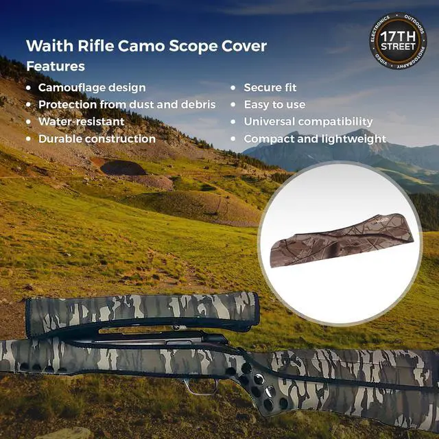 Alt view image 4 of 7 - Vortex Optics Crossfire II 2-7x32 Rimfire SFP RifleScope| V-Plex MOA Reticle with Waith RifleScope Cover (Camo) and Waith 25.4mm Riflescope Bubble Leveler (Essential Bundle Set)