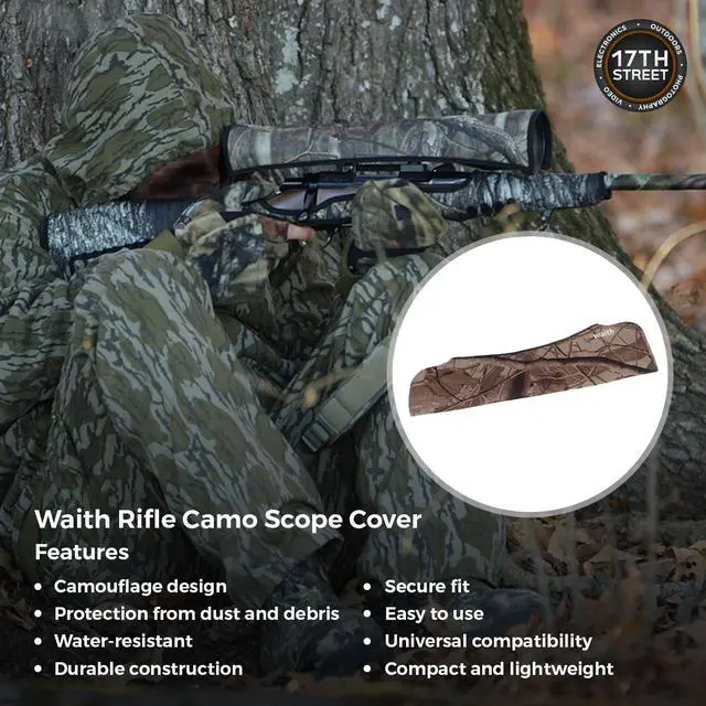 Alt view image 5 of 7 - Vortex Optics Diamondback Tactical 6-24x50 FFP EBR-2C MOA RifleScope with Vortex Hunter 1" Riflescope Rings, Logo Hat Black Camo, Waith 30mm Riflescope Bubble Leveler and Rifle Scope Cover Bundle Set