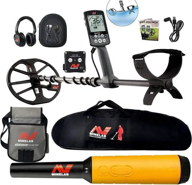 Main image of Minelab Equinox 800 Metal Detector w/Pro Find 35, Carry Bag, Finds Pouch