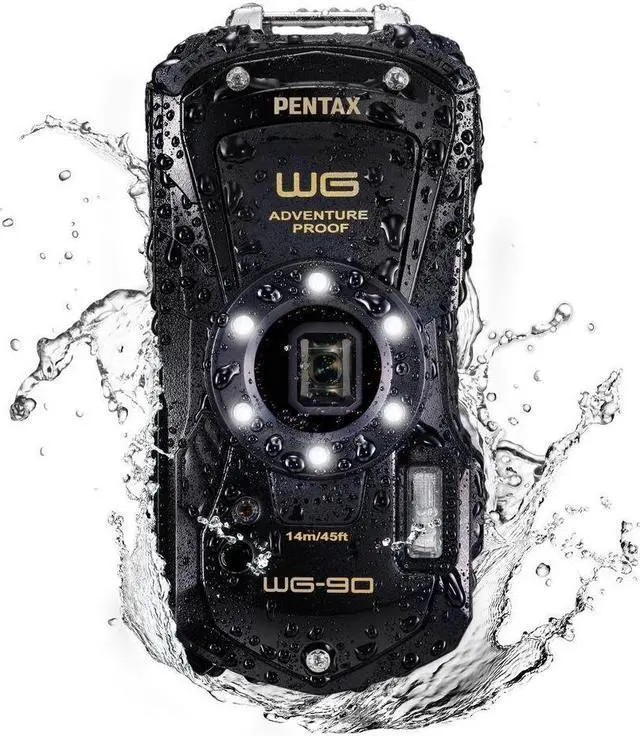 Alt view image 5 of 5 - Ricoh Pentax WG-90 Digital Camera (Black)