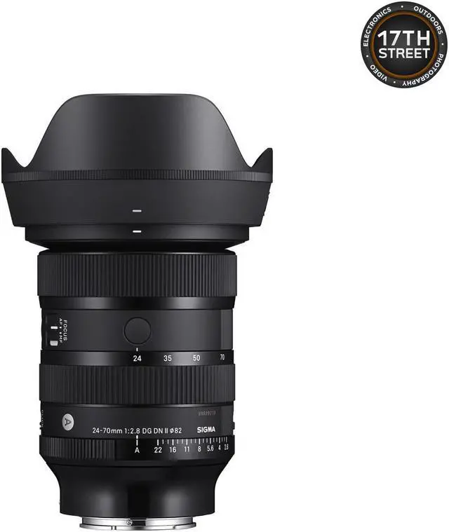 Alt view image 6 of 7 - Sigma 24-70mm f2.8 DG DN Art Lens Sony E| Full Frame Format, Six SLD Elements, Rounded 11-Blade with SanDisk 1TB G-Drive ArmorATD & 64GB Extreme PRO Memory Card and Waith Cleaning Cloth (Bundle Set)