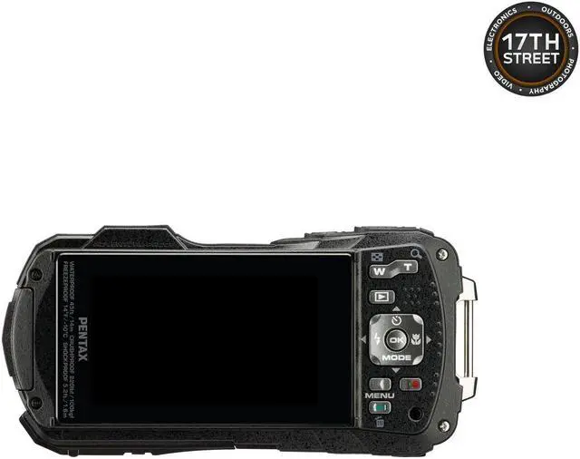 Alt view image 6 of 6 - Pentax WG-90 Waterproof Digital Camera (Blue) | 2.7" LCD Monitor with 32GB Extreme UHS-I SDHC Memory Card and Waith Camera Strap (Yellow) (Essential Bundle)