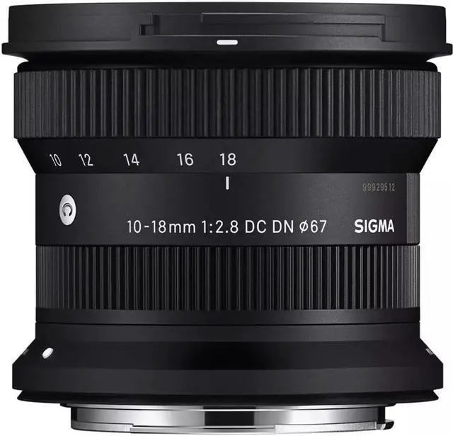 Alt view image 2 of 15 - Sigma 10-18mm f/2.8 DC DN Full-Frame Wide-Angle Zoom Contemporary Lens, Canon-RF