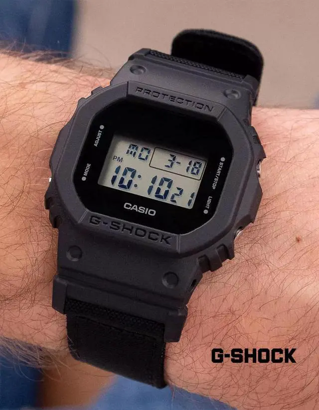 Alt view image 3 of 7 - Casio G-Shock DW-5600BCE-1 Men's Classic Digital Display Fashion Watch, Black