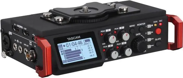 Alt view image 4 of 5 - TASCAM DR-701D 4-Channel /6-Track Multitrack Field Recorder with Omni Microphone