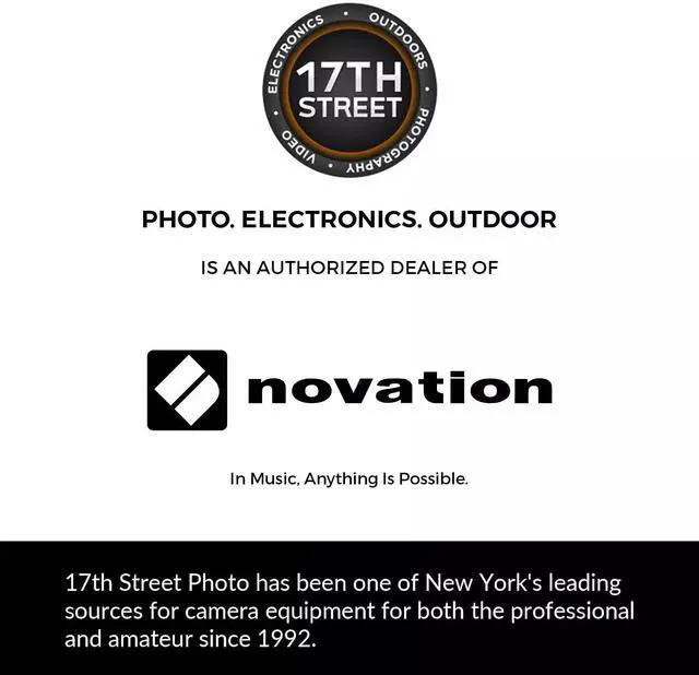 Alt view image 6 of 6 - Novation 25-Key MIDI Keyboard Controller Headphones, Cover, Cable Ties Bundle