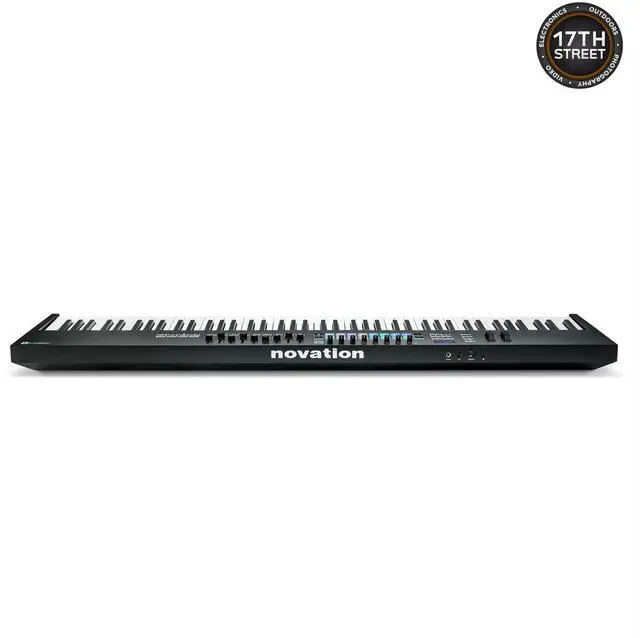Alt view image 2 of 6 - Novation Launchkey 88Key MIDI Keyboard Controller, Headphones/Cover/Pedal Bundle