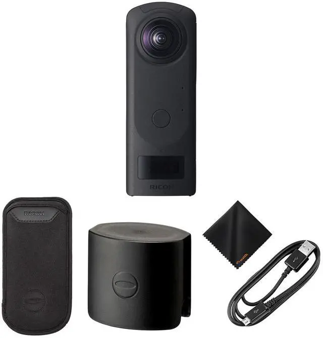 Main image of Ricoh Theta Z1 360° 51GB Camera with Ricoh Lens Cap & Cleaning Cloth Bundle