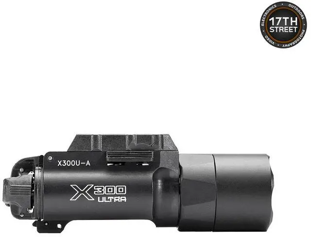 Alt view image 6 of 6 - SureFire X300U-A Handgun WeaponLight, Black with Batteries/Tester/Cases Bundle