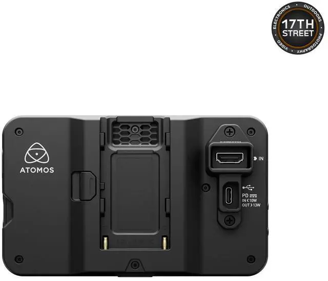 Alt view image 2 of 6 - Atomos Shinobi II 5.2" HDMI Recording Monitor, Battery, Hot Shoe, Charger Bundle