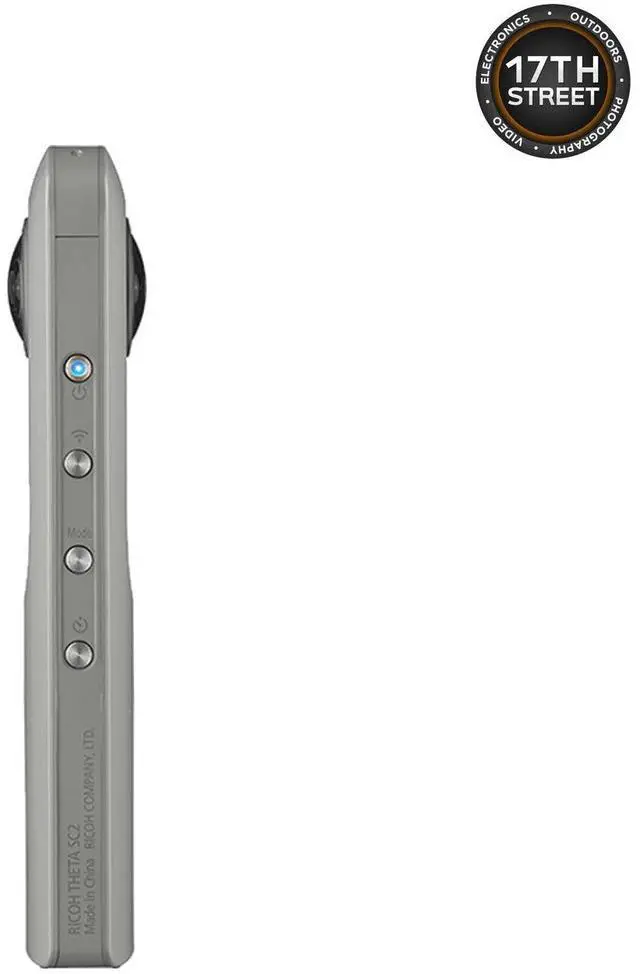 Alt view image 6 of 6 - RICOH THETA SC2 360° Business Camera, 4K Video & Photo, Soft Case & Cloth Bundle
