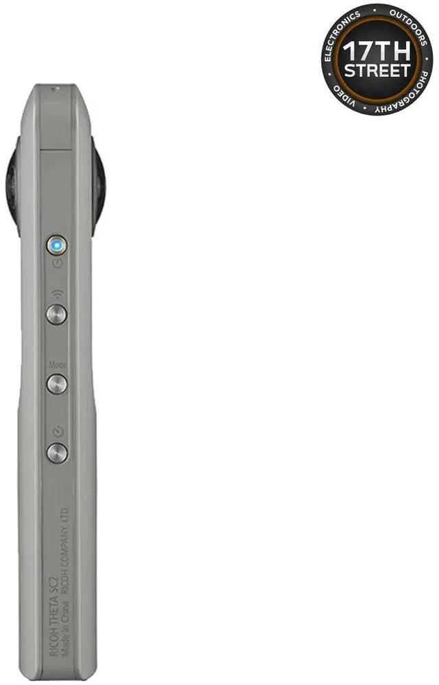 Alt view image 6 of 6 - RICOH THETA SC2 360° Business Camera, 4K Video & Photo, Soft Case & Cloth Bundle