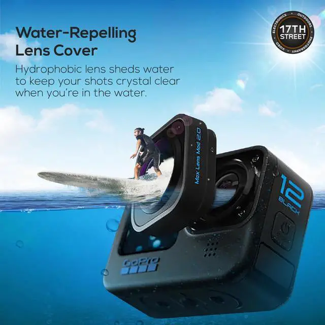 Alt view image 6 of 7 - GoPro HERO12 Black Action Camera with 128GB Memory Card and Battery Bundle