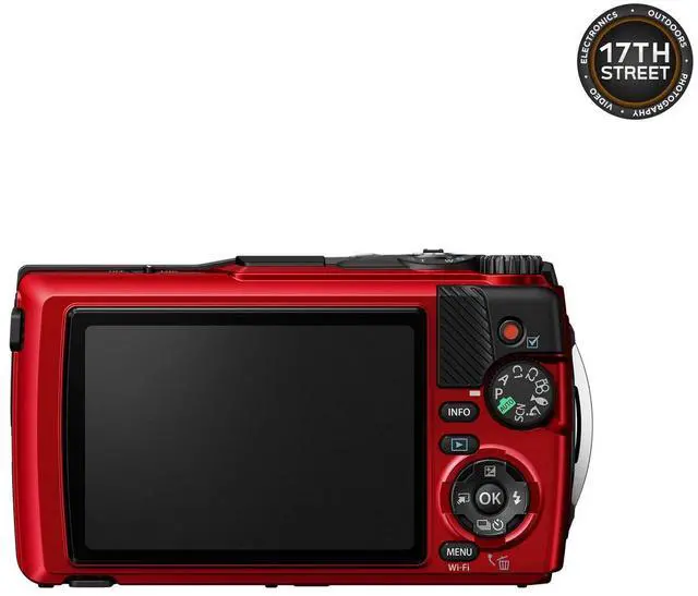 Alt view image 6 of 6 - OM SYSTEM Tough TG-7 Red Digital Camera+PT-059+Extra LI-92B Battery+64GBCard Set