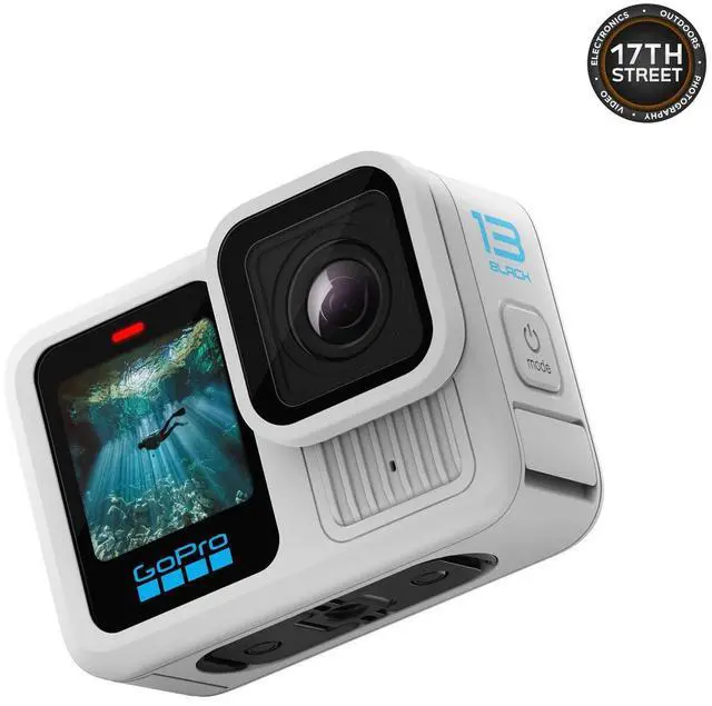 Alt view image 6 of 6 - GoPro Limited Edition HERO13 Black-Polar White+GoPro Battery+128GB M-Card Bundle