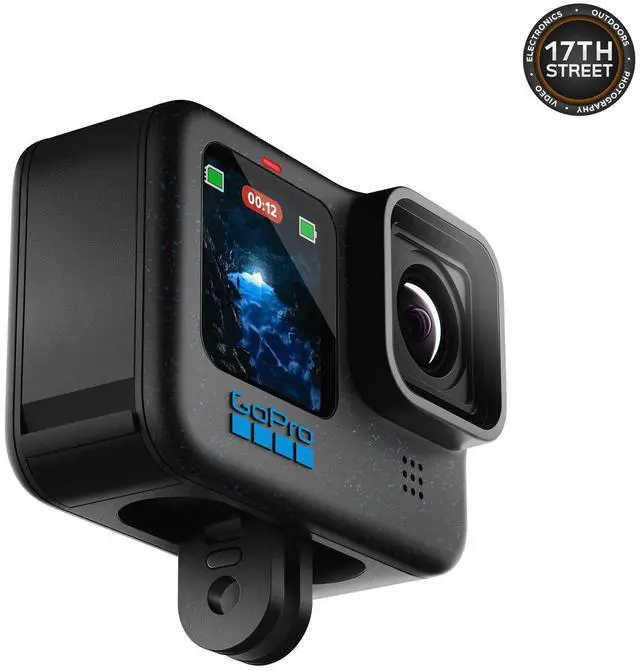 Alt view image 6 of 6 - GoPro HERO12 Black+2 1720mAh Enduro Batteries+256GB Extreme microSD Adapter Kit