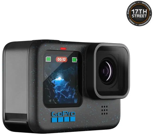 Alt view image 6 of 6 - GoPro HERO12 Black,5.3K60 Video+2 1720mAh Enduro Batteries+128GB microSD Bundle