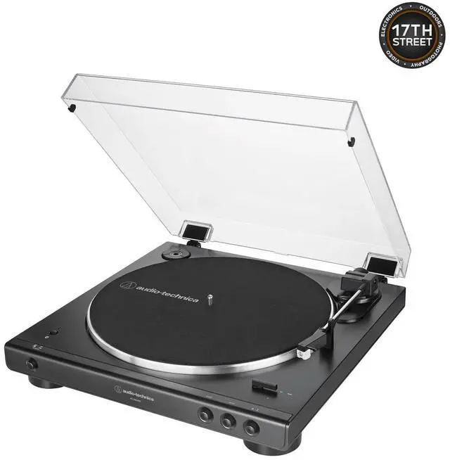 Alt view image 6 of 6 - Audio-Technica AT-LP60XBT Turntable (Black) +Bookshelf Speakers & More (Bundle)