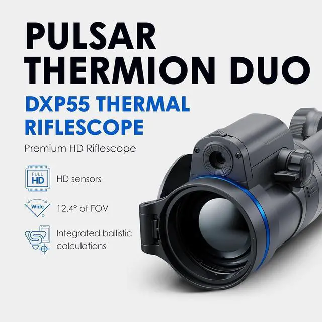 Alt view image 2 of 7 - Pulsar PL76572 Thermion Duo DXP55 Multispectral Thermal Riflescope 640x480 50Hz
