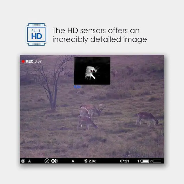 Alt view image 5 of 7 - Pulsar PL76572 Thermion Duo DXP55 Multispectral Thermal Riflescope 640x480 50Hz