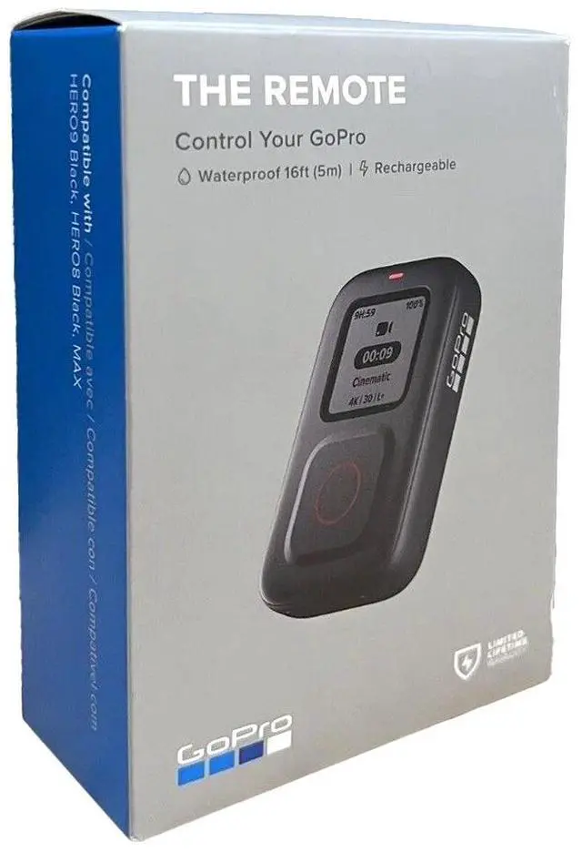 Alt view image 4 of 5 - GoPro The Remote for HERO12 Black & MAX 360 with Wrist Strap