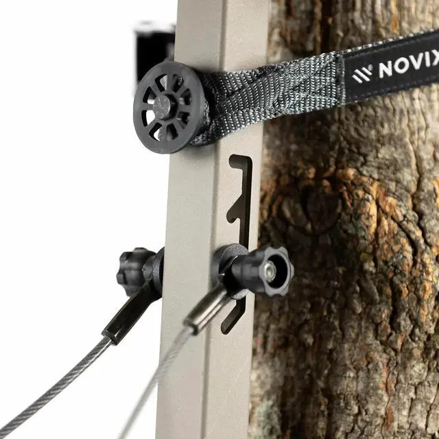 Alt view image 3 of 5 - Novix Echo Lightweight Hang On Tree Stand Adjustable Seat, Aluminum