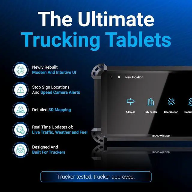 Alt view image 6 of 7 - Rand McNally GPS Truck Navigator with Industry's Best Custom Trucking Routes