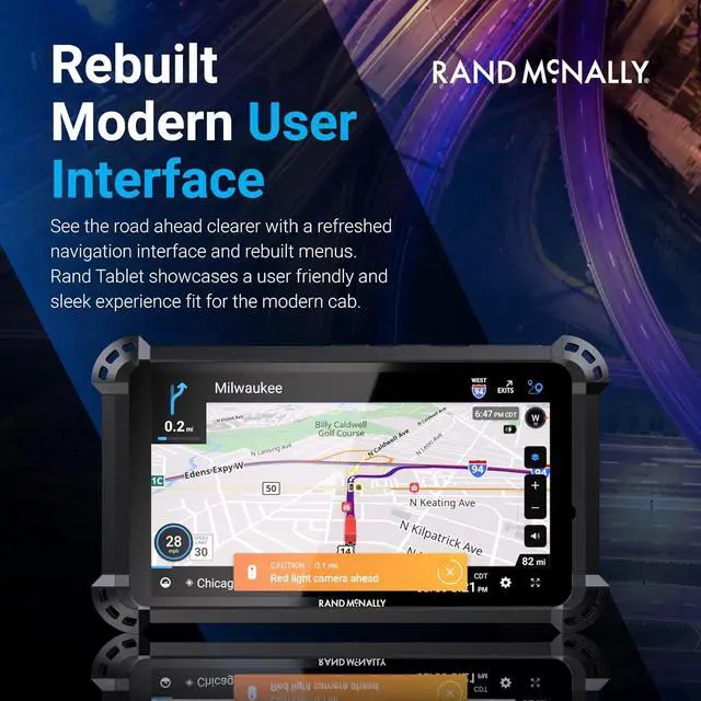 Alt view image 3 of 7 - Rand McNally GPS Truck Navigator with Industry's Best Custom Trucking Routes
