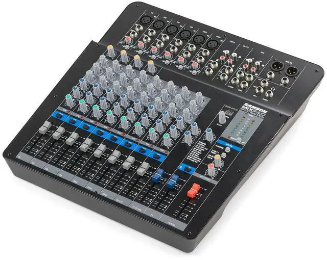 Alt view image 5 of 5 - Samson MixPad SAMXP144FX 14-Input Analog Stereo Mixer with Effects and USB