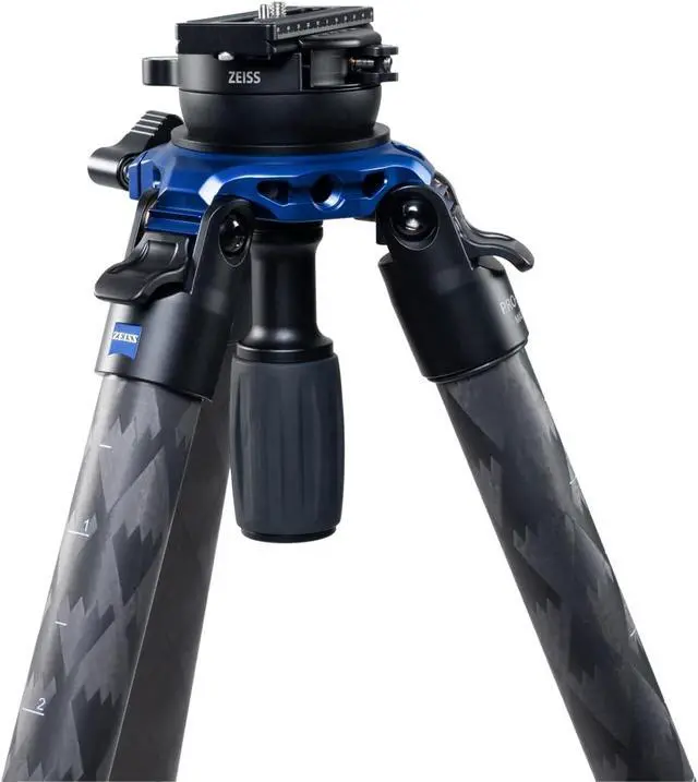 Alt view image 2 of 4 - Zeiss Ballhead Q-75 MAX-DUTY tripod compatible with 75 mm adapter single handle adjustment with extended hook, Black