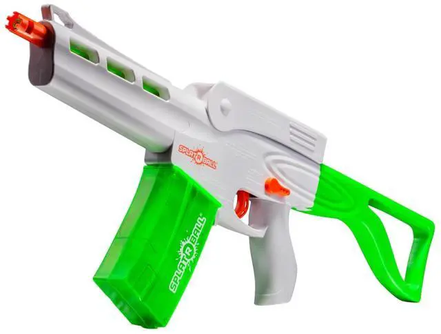 Alt view image 2 of 7 - SplatRball 800 Pyro Glow-in-The-Dark Gel Ball Water Bead Blaster Gun Kit, Green