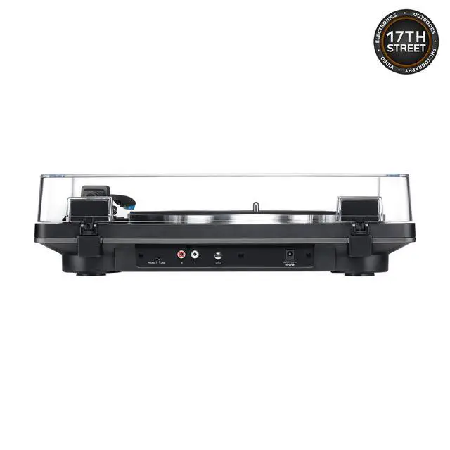 Alt view image 6 of 6 - Audio-Technica AT-LP70X-BG Automatic Turntable, 2 Bookshelf Speakers & Record Cleaner Kit - Bundle