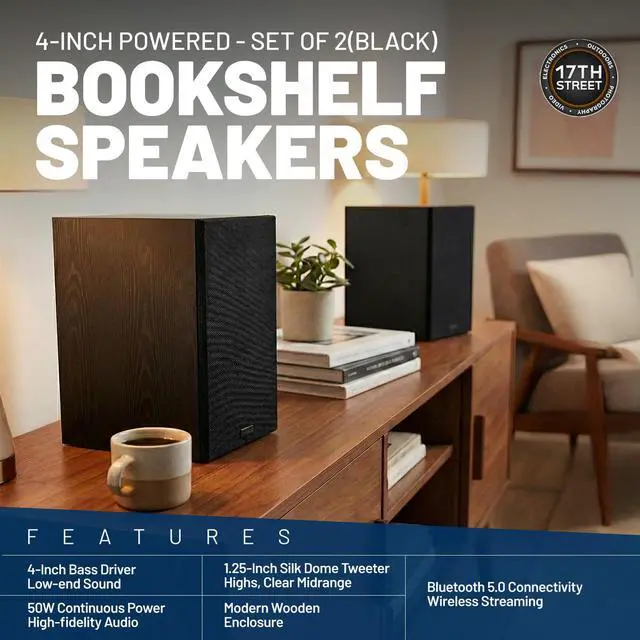 Alt view image 5 of 6 - Audio-Technica AT-LP70X-BG Automatic Turntable, 2 Bookshelf Speakers & Record Cleaner Kit - Bundle